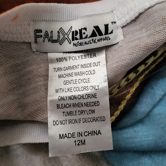 NWT Faux Real 1970's Hairy Chest Hippy One Piece Funny Halloween Costume NEW - Picture 5 of 5